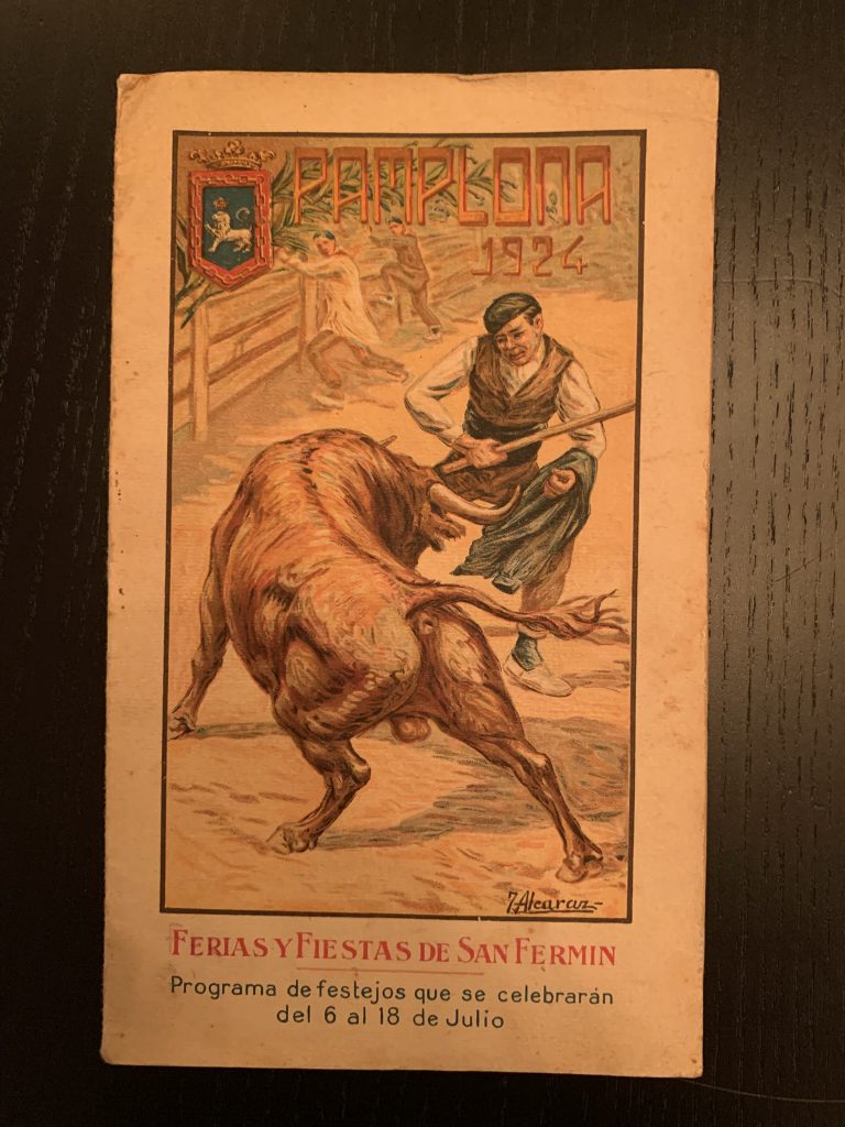 Portada San Fermín 1924