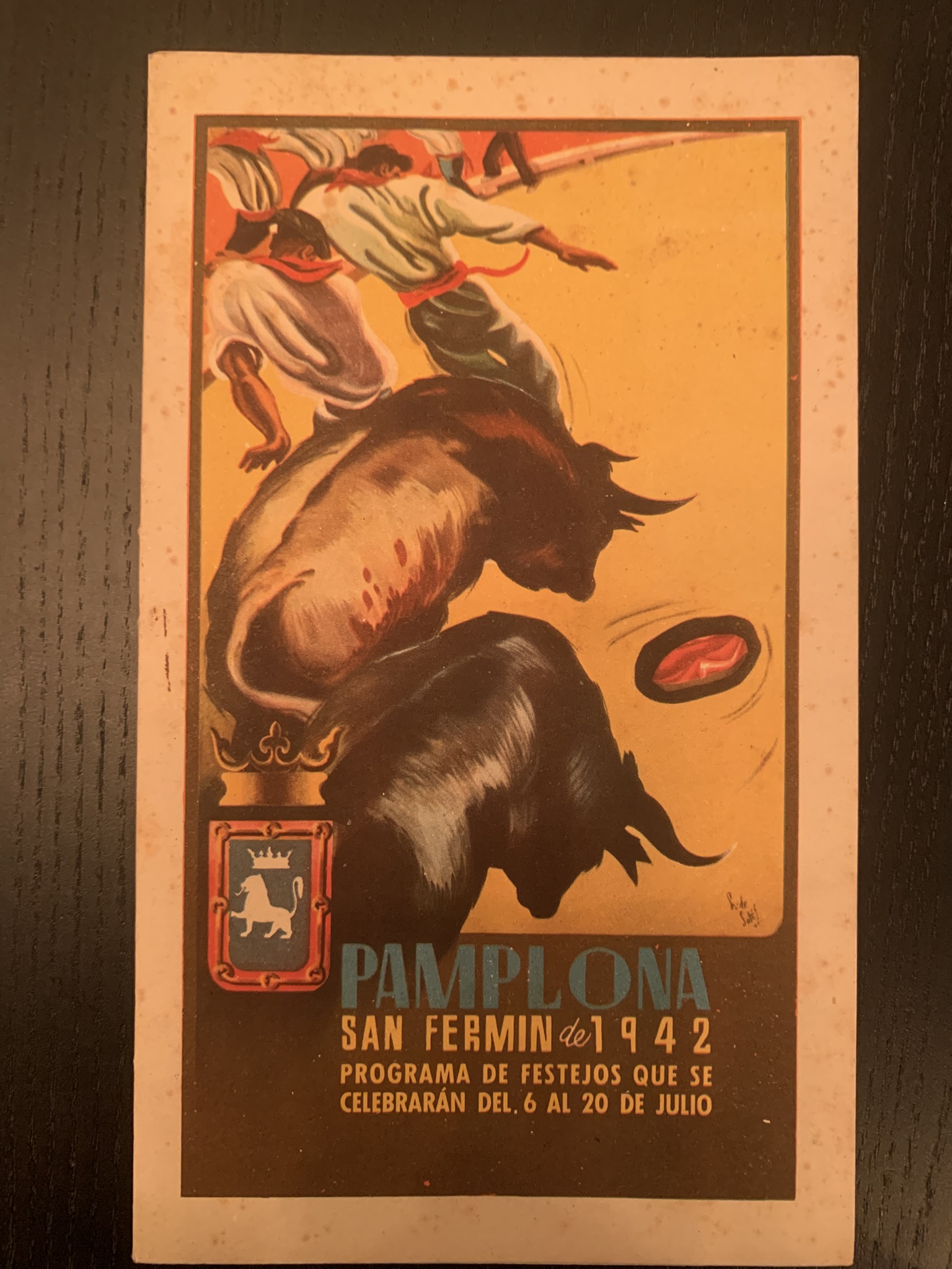 Portada San Fermín 1942