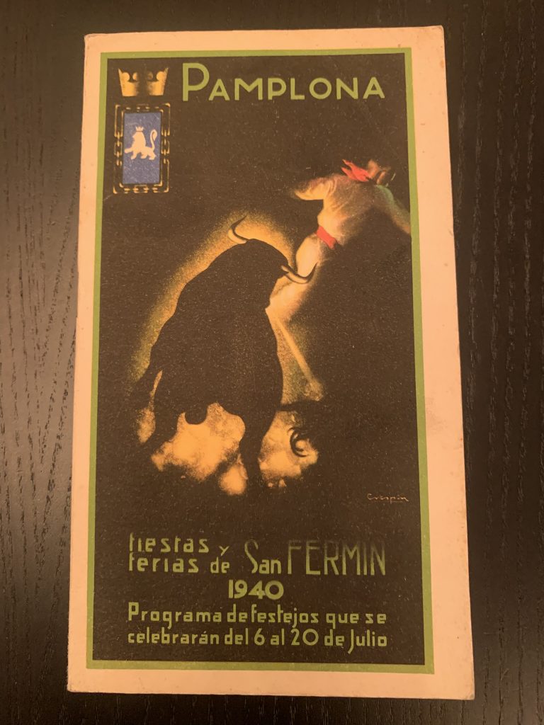 Portada San Fermín 1940