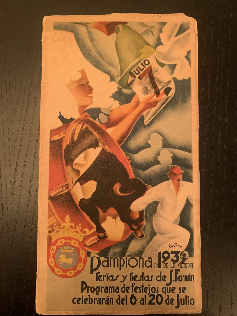 Portada San Fermín 1939