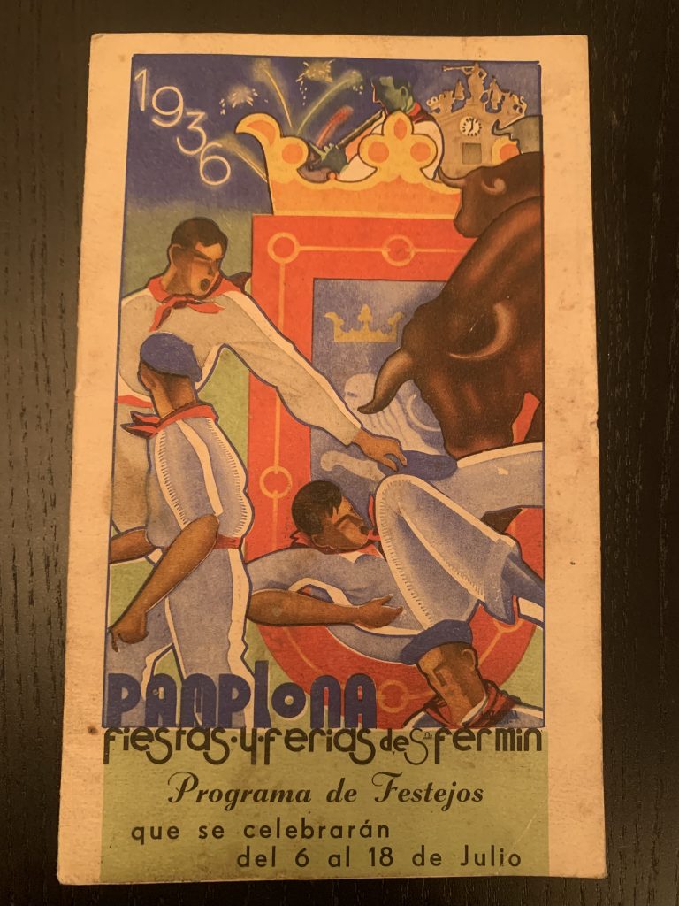 Portada San Fermín 1936