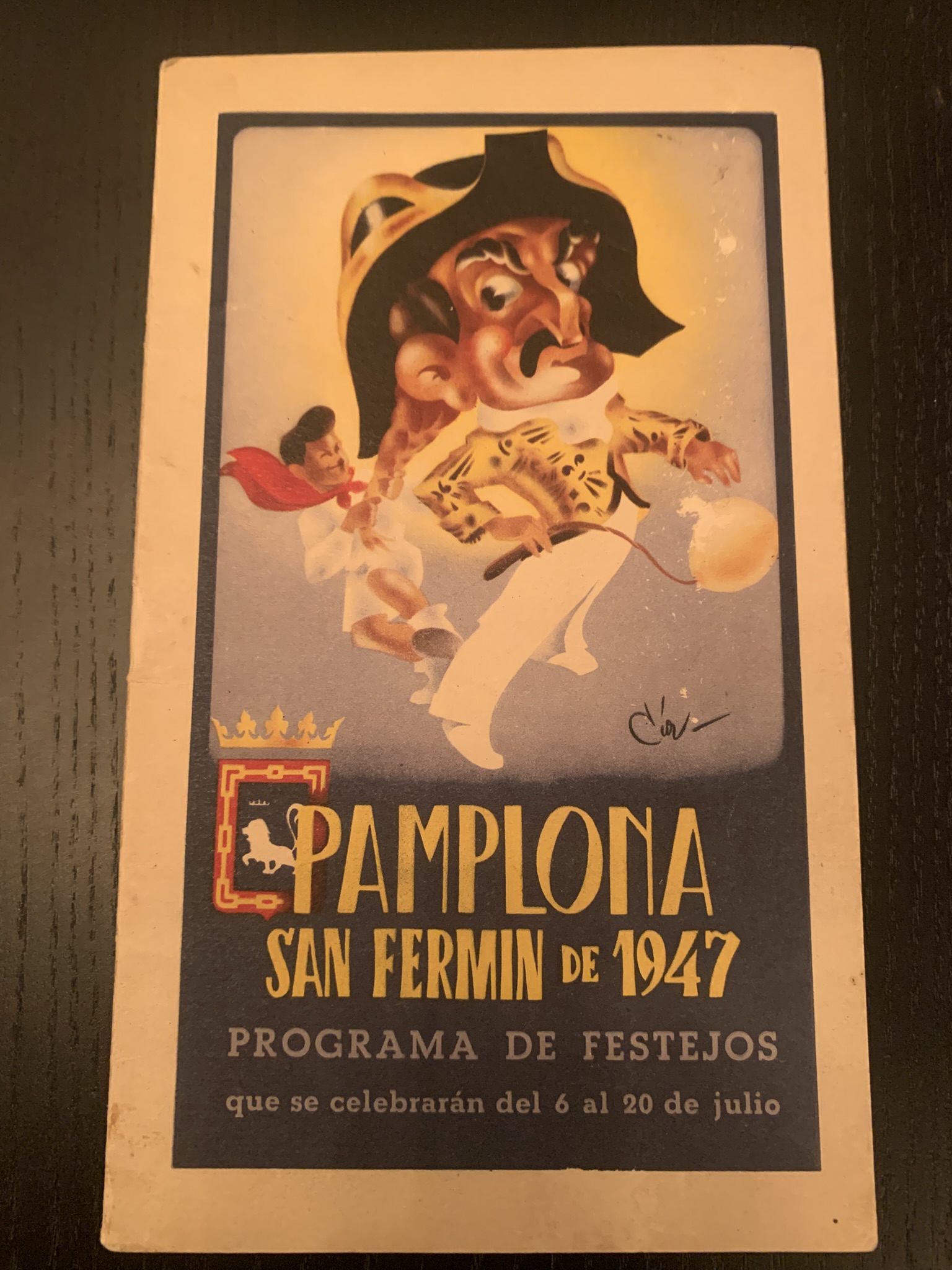 Portada San Fermín 1947